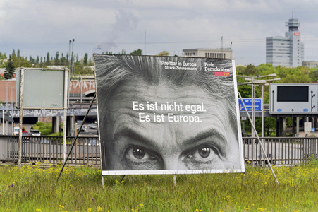 Wahlplakate zur Europawahl in Berlin