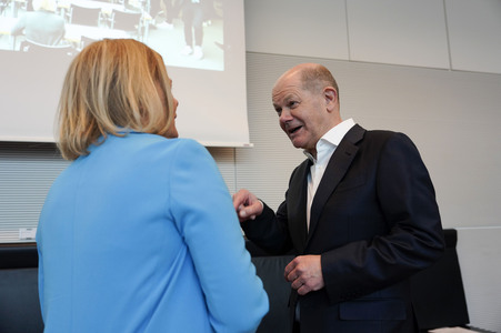 Fraktionssitzung der SPD-Bundestagsfraktion in Berlin