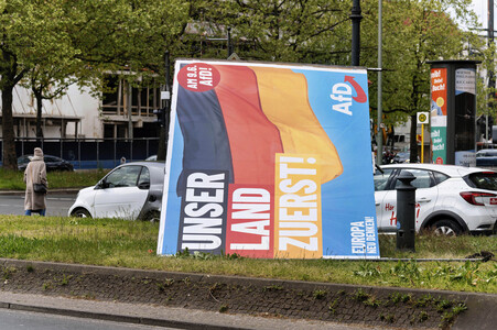 Wahlplakate zur Europawahl in Berlin