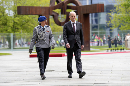Empfang des Premierministers des Vereinigten Königreichs in Berlin