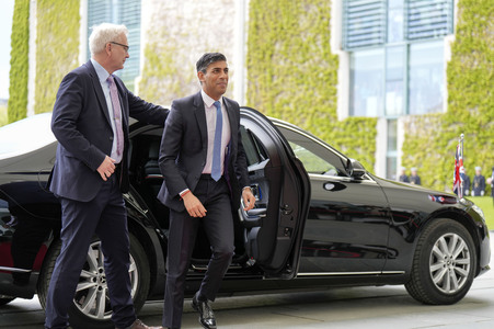 Empfang des Premierministers des Vereinigten Königreichs in Berlin