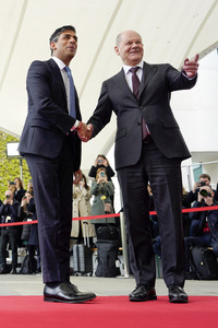 Empfang des Premierministers des Vereinigten Königreichs in Berlin