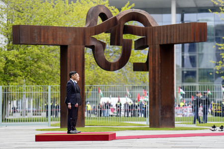 Empfang des Premierministers des Vereinigten Königreichs in Berlin