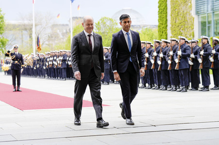 Empfang des Premierministers des Vereinigten Königreichs in Berlin