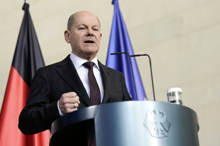 Empfang des Premierministers des Vereinigten Königreichs in Berlin