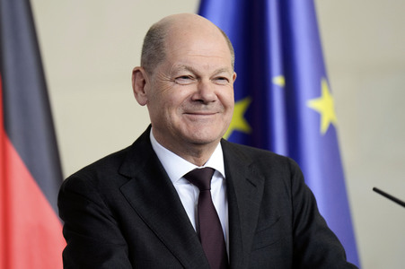 Empfang des Premierministers des Vereinigten Königreichs in Berlin