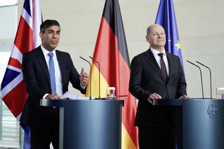 Empfang des Premierministers des Vereinigten Königreichs in Berlin