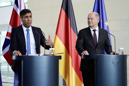 Empfang des Premierministers des Vereinigten Königreichs in Berlin