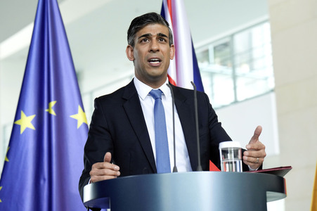 Empfang des Premierministers des Vereinigten Königreichs in Berlin