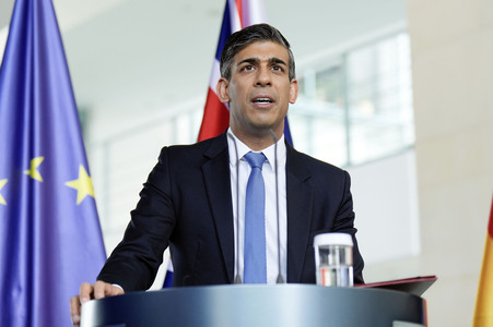 Empfang des Premierministers des Vereinigten Königreichs in Berlin