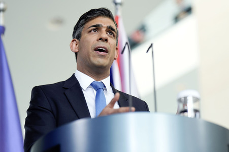 Empfang des Premierministers des Vereinigten Königreichs in Berlin