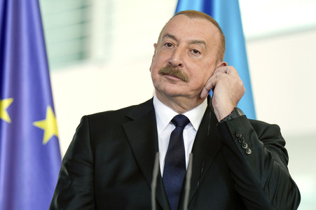 Empfang des Präsidenten von Aserbaidschan in Berlin