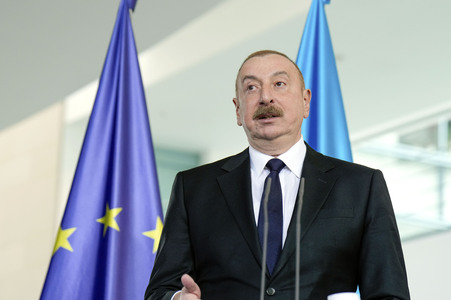 Empfang des Präsidenten von Aserbaidschan in Berlin