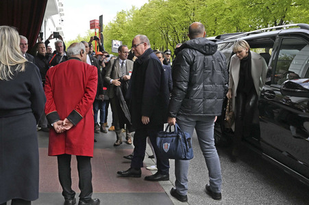 Besuch von Fürst Albert II. von Monaco und Fürstin Charlene in Hamburg