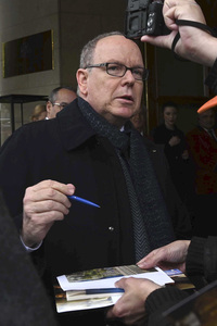 Besuch von Fürst Albert II. von Monaco und Fürstin Charlene in Hamburg