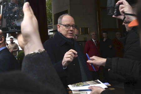 Besuch von Fürst Albert II. von Monaco und Fürstin Charlene in Hamburg