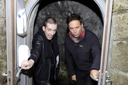 Pressetermin mit Jonas Steppe und Rob Fowler in Bad Segeberg