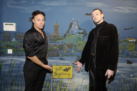 Pressetermin mit Jonas Steppe und Rob Fowler in Bad Segeberg