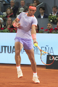 Tennismatch Alex de Minaur vs Rafael Nadal in Madrid