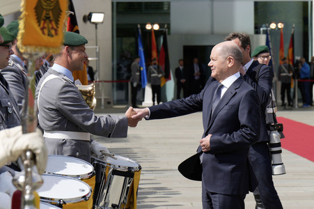 Empfang des Ministerpräsidenten von Montenegro in Berlin