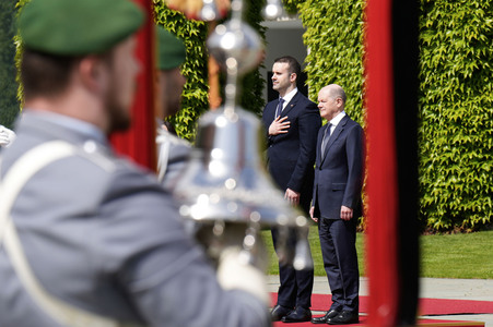 Empfang des Ministerpräsidenten von Montenegro in Berlin