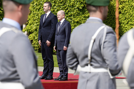 Empfang des Ministerpräsidenten von Montenegro in Berlin