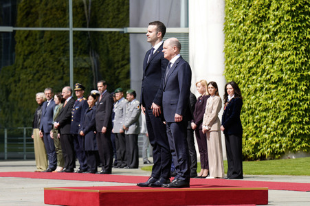 Empfang des Ministerpräsidenten von Montenegro in Berlin
