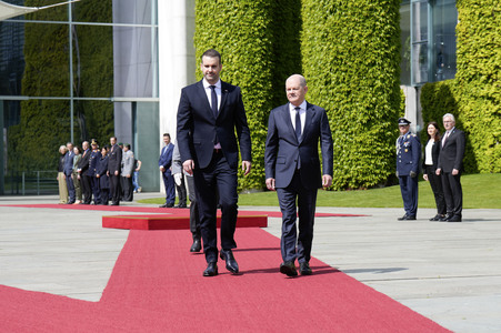Empfang des Ministerpräsidenten von Montenegro in Berlin
