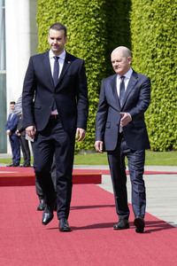 Empfang des Ministerpräsidenten von Montenegro in Berlin