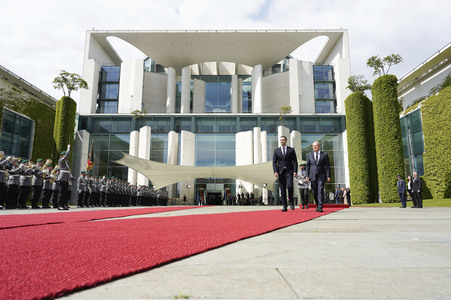 Empfang des Ministerpräsidenten von Montenegro in Berlin