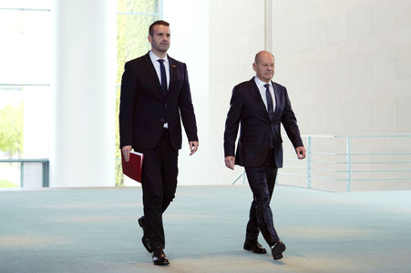 Empfang des Ministerpräsidenten von Montenegro in Berlin