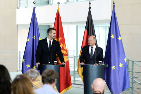 Empfang des Ministerpräsidenten von Montenegro in Berlin