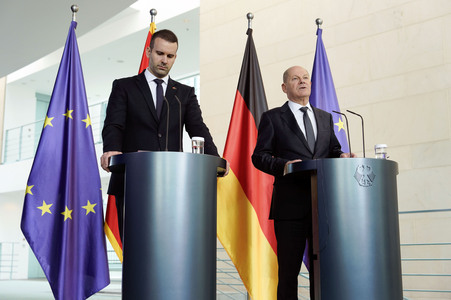 Empfang des Ministerpräsidenten von Montenegro in Berlin