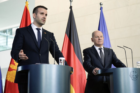 Empfang des Ministerpräsidenten von Montenegro in Berlin