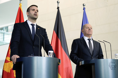 Empfang des Ministerpräsidenten von Montenegro in Berlin