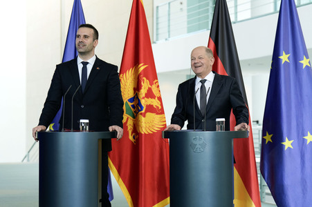 Empfang des Ministerpräsidenten von Montenegro in Berlin