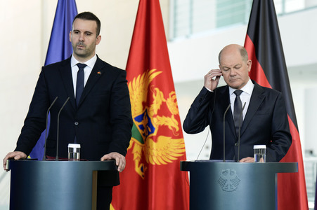 Empfang des Ministerpräsidenten von Montenegro in Berlin