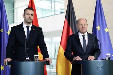 Empfang des Ministerpräsidenten von Montenegro in Berlin