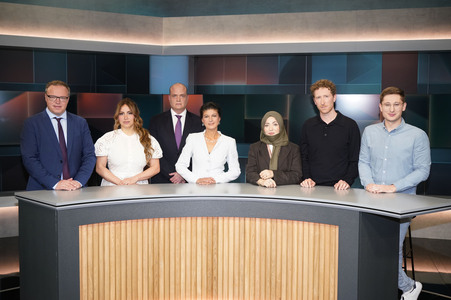 Talkshow 'hart aber fair' in Berlin