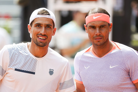 Tennismatch Rafael Nadal vs Pedro Cachin in Madrid