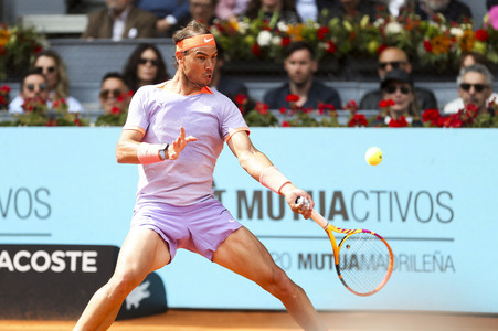 Tennismatch Rafael Nadal vs Pedro Cachin in Madrid