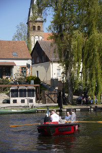 Die Ruderfähre F24 Paule III in Rahnsdorf