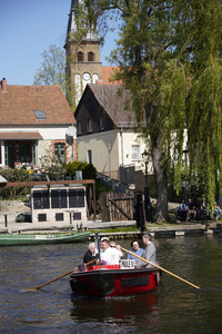 Die Ruderfähre F24 Paule III in Rahnsdorf