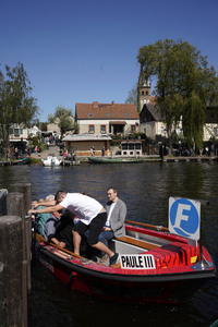 Die Ruderfähre F24 Paule III in Rahnsdorf