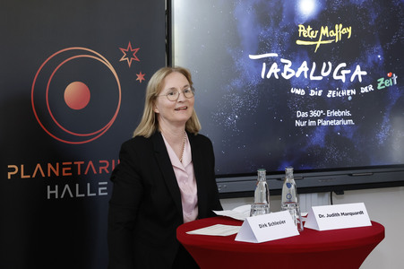 Pressegespräch 'Tabaluga und die Zeichen der Zeit' in Halle