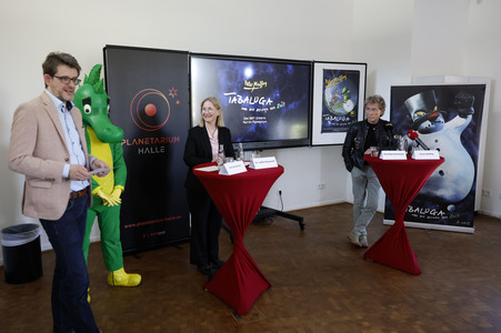 Pressegespräch 'Tabaluga und die Zeichen der Zeit' in Halle