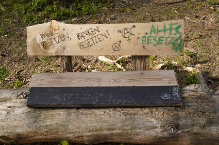 Protestcamp gegen die Erweiterungspläne des Tesla-Werks in Grünheide