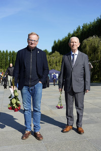 Gedenktag am Sowjetischen Ehrenmal Treptow in Berlin