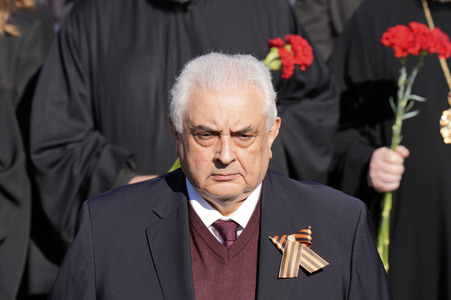 Gedenktag am Sowjetischen Ehrenmal Treptow in Berlin