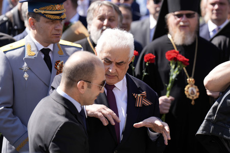 Gedenktag am Sowjetischen Ehrenmal Treptow in Berlin